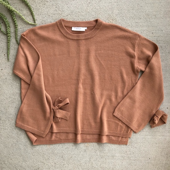 Astr Sweaters - || Astr || Tie Sleeve Sweater